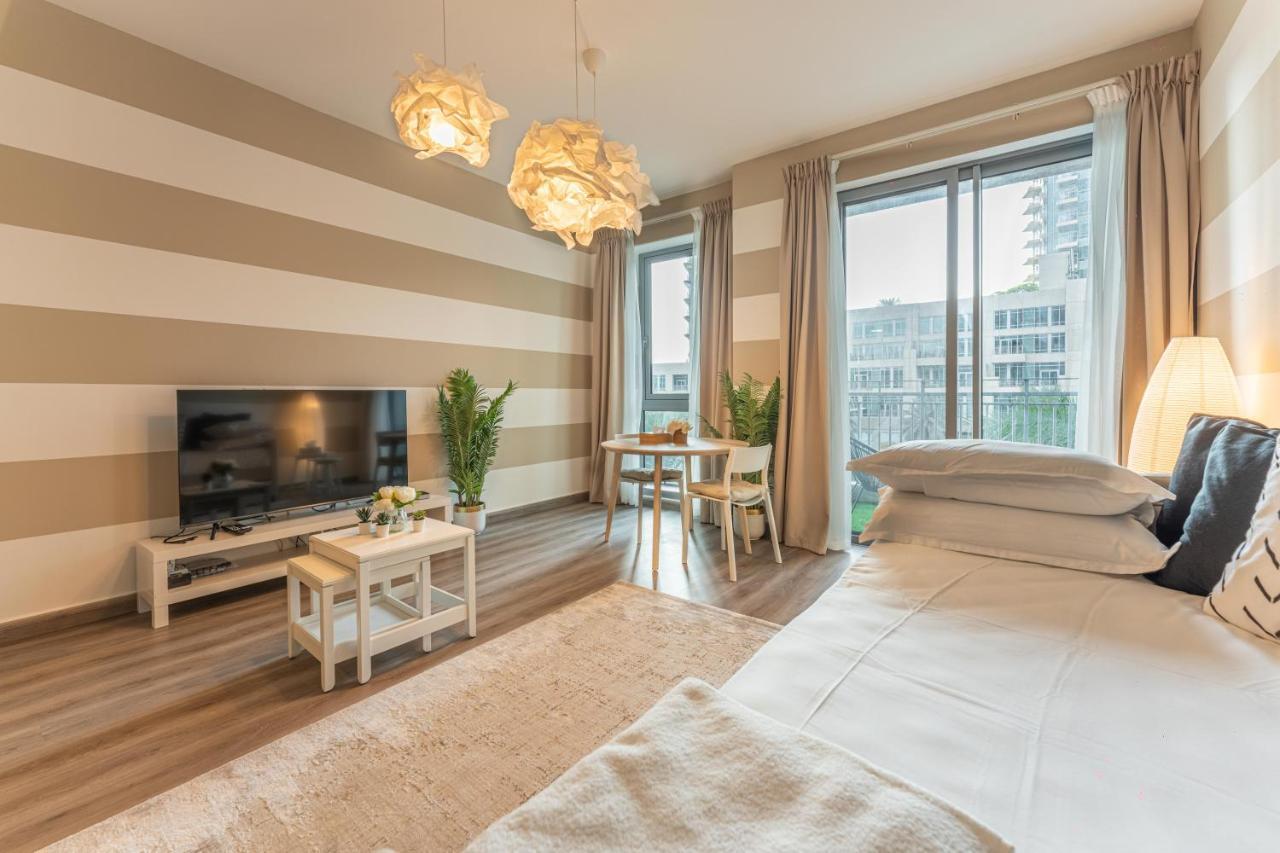Apartamento First Class Studio With Dubai Downtown Boulevard View Exterior foto